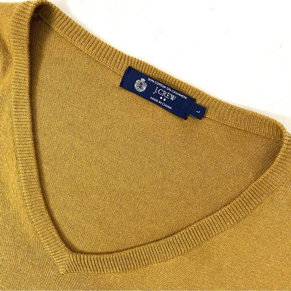 J.Crew Cashmere Blend V-Neck Pullover - Picture 4 of 7